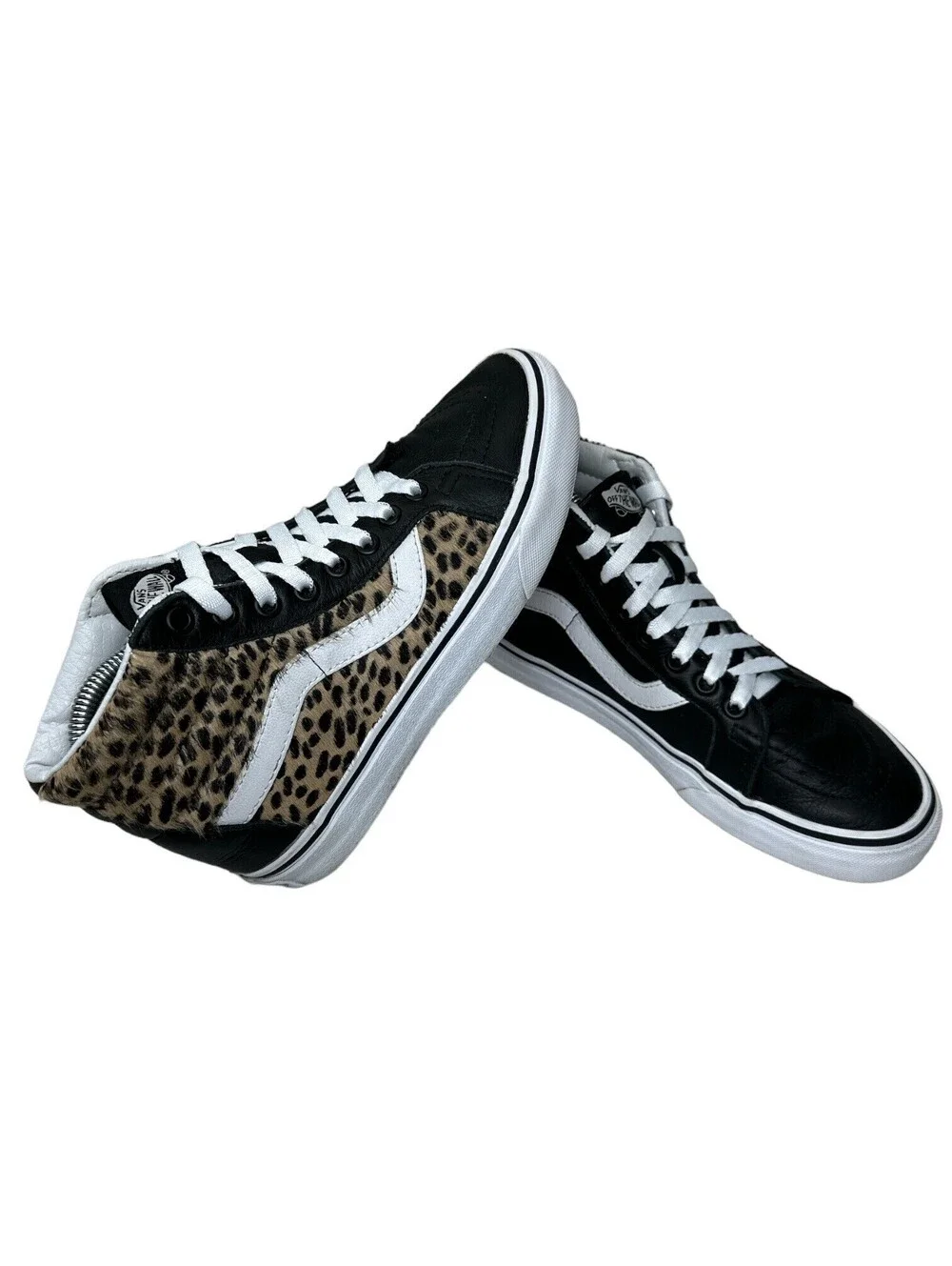 Vans Sk8-Hi Reissue “Calf Hair”  Mens 5.5 Women’s 7 Cheetah Rare